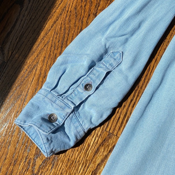 CHAPS Long Sleeved Denim Dress - Picture 4 of 9